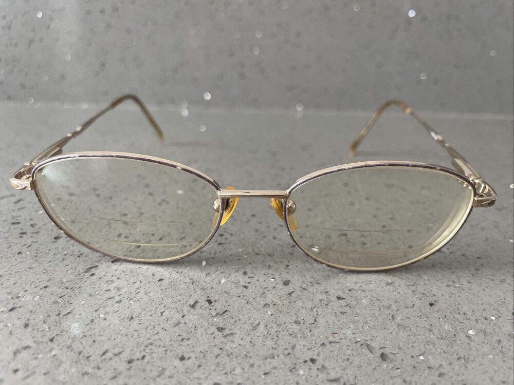 Savvy 51-16-130 Eyeglasses Frames ONLY Glasses Full Rim gold Vtg